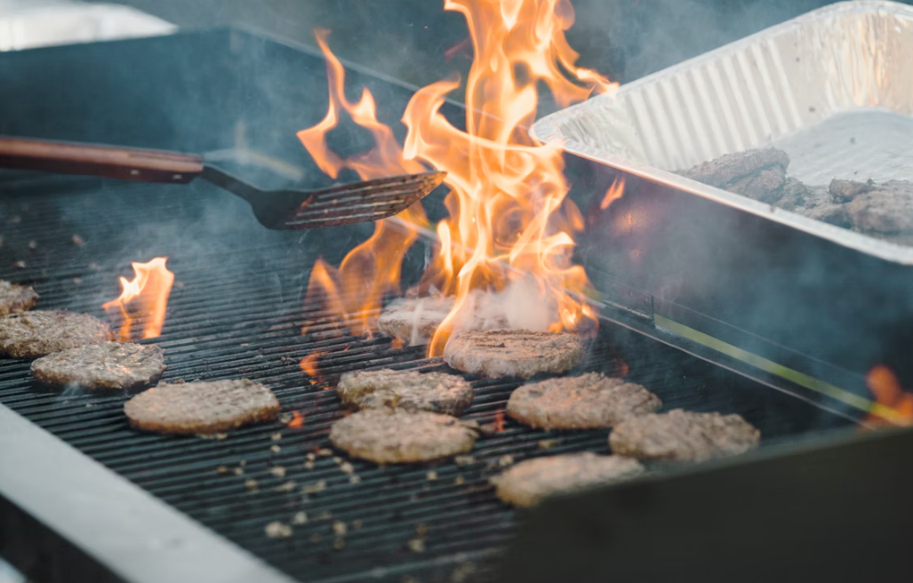 BBQ with Flame by Caleb Woods