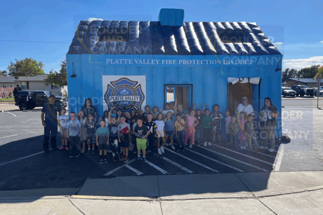 Platte Valley Fire Protection District Inflatable Fire Education House