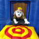Rescue Dog on Inflatable Fire House Landing Pad