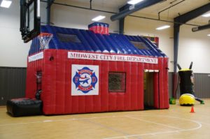 Custom Inflatable Fire Education House for a Fire Department