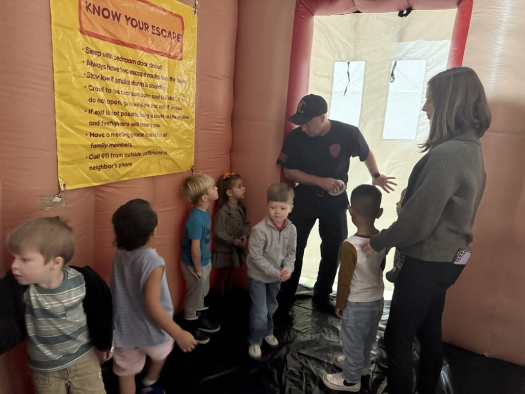 Inflatable Educational Fire House