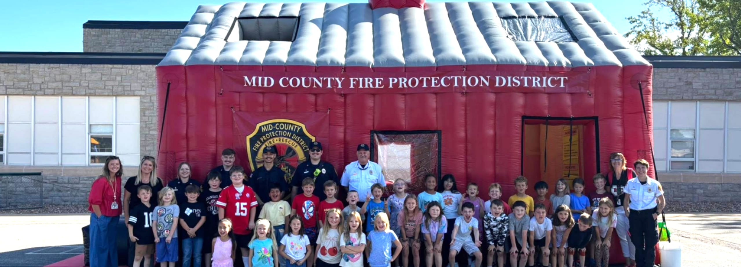 Inflatable Educational Fire House